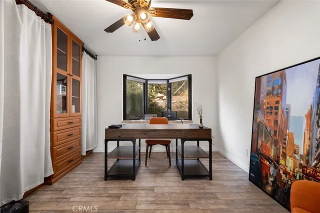 a room with furniture and window