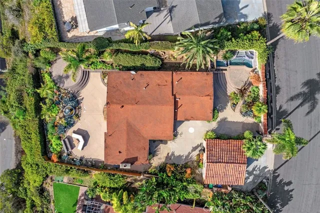 a view of a house with a street