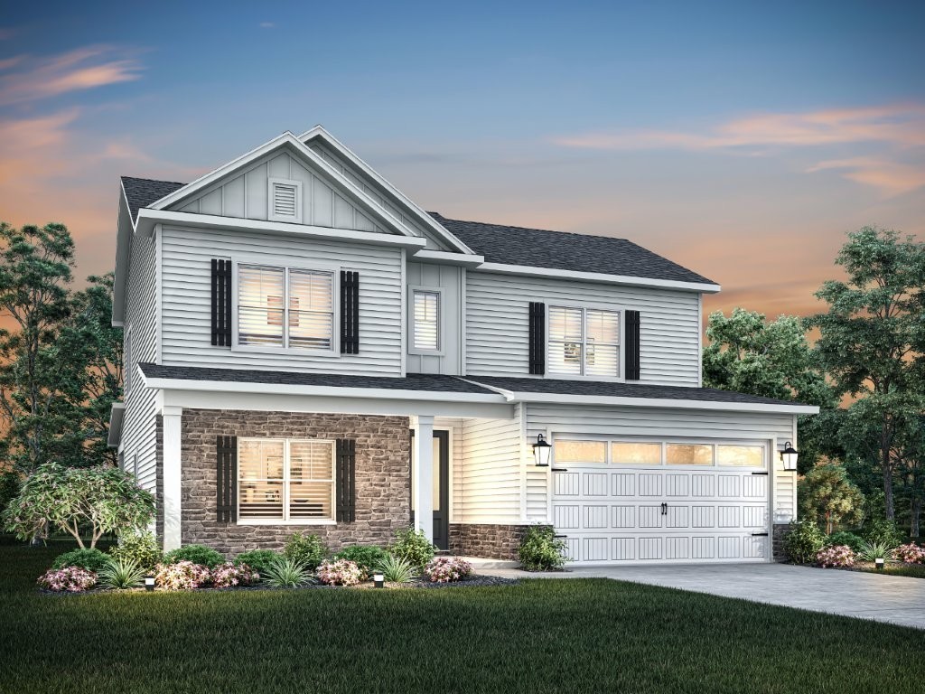 608 Silver Trace White House, TN 37188 - Photo 17 of 19 front view of a house with a yard