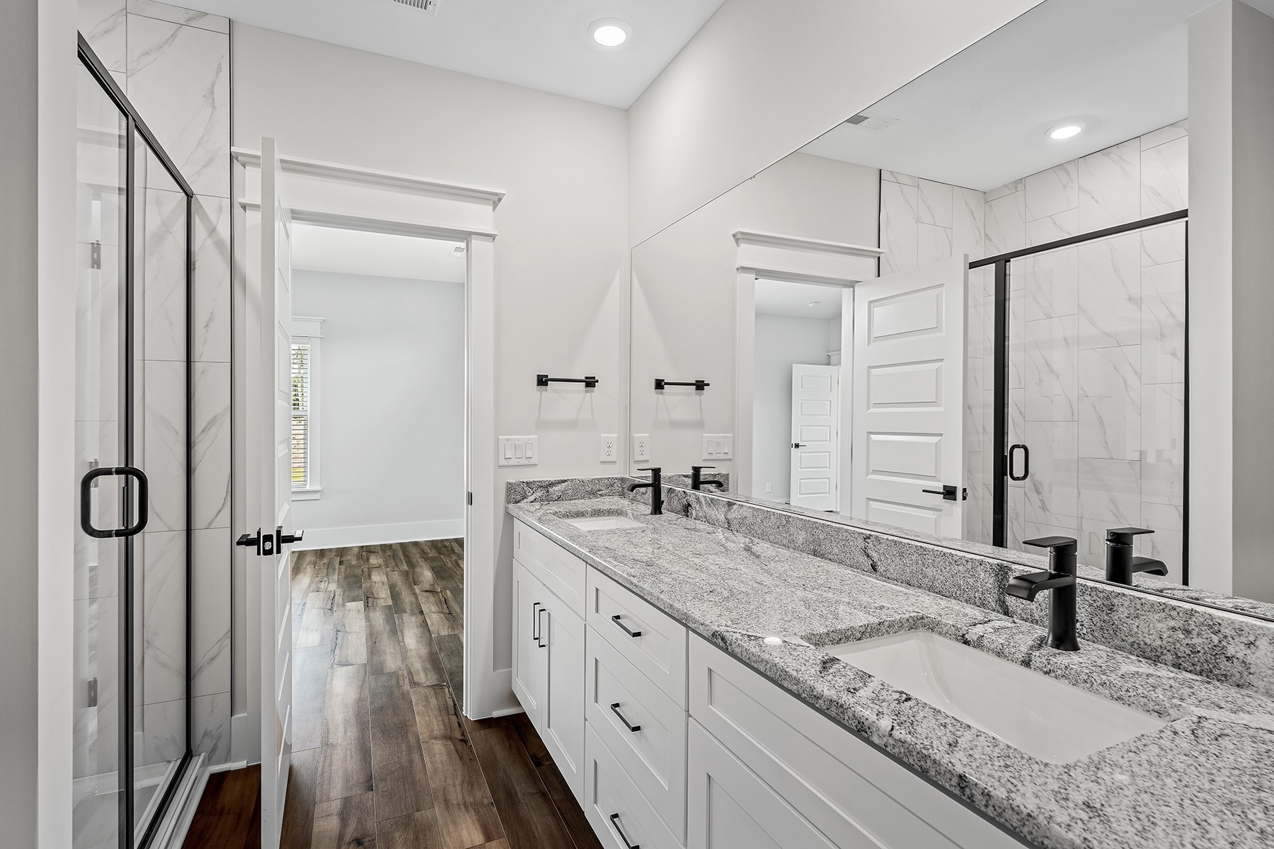 608 Silver Trace White House, TN 37188 - Photo 9 of 19 a bathroom with a granite countertop sink mirror and double