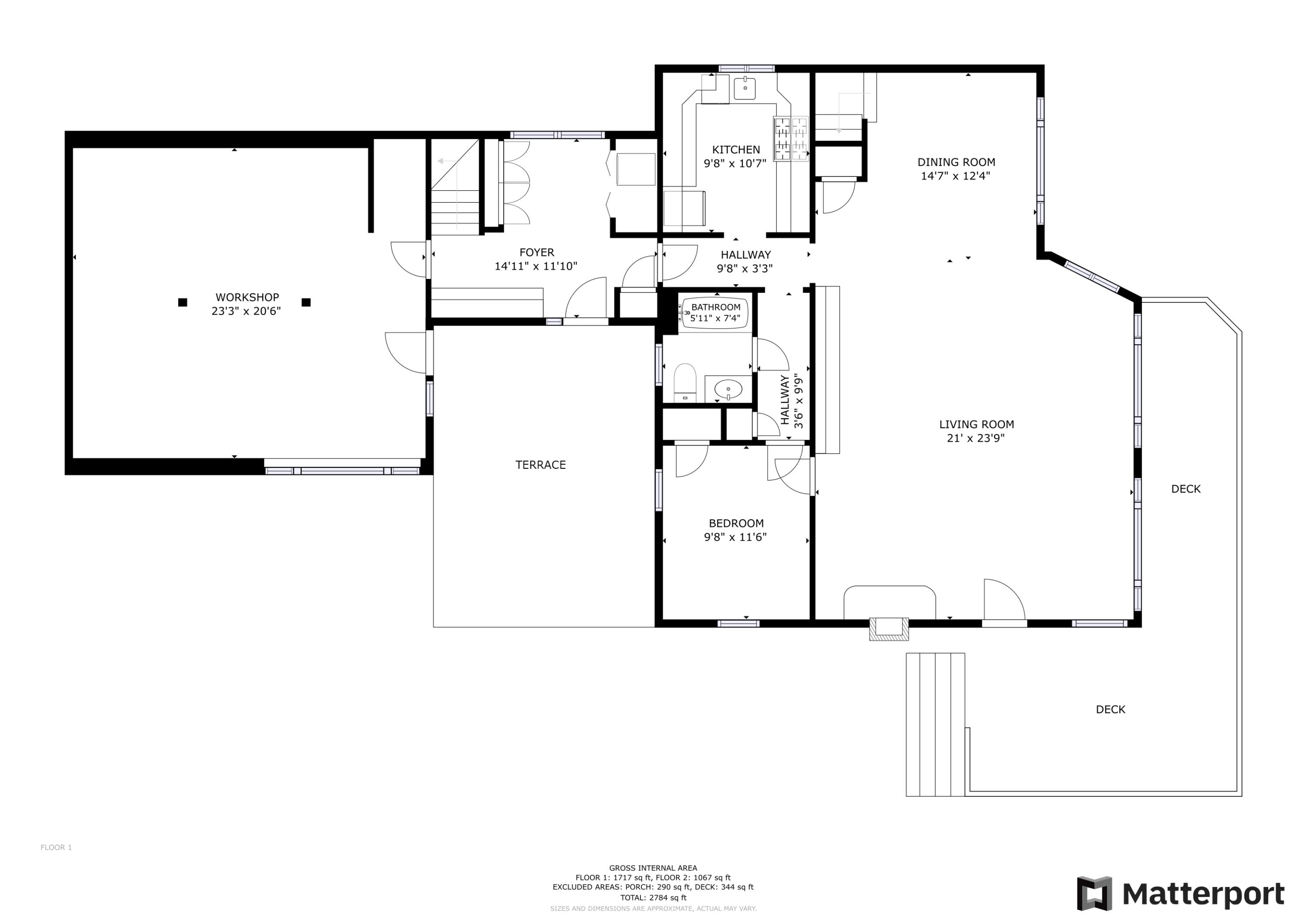 317 Highway 32 Chamberlain, ME 04541 - Photo 50 of 51 Floor plan-1st F.