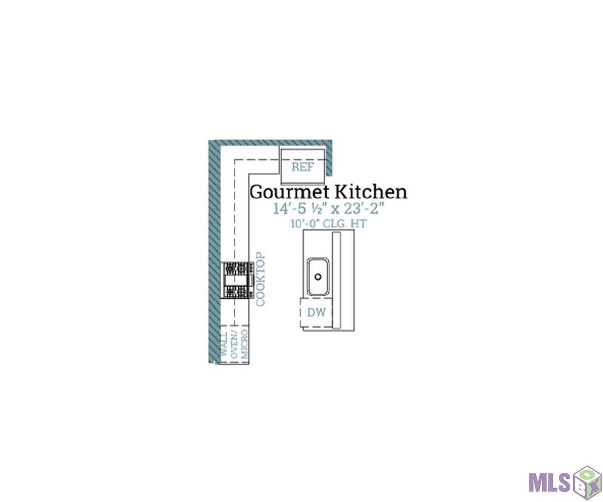 4032 Atwater Reserve Avenue Baton Rouge, LA 70820 - Photo 3 of 35 Upgraded kitchen layout