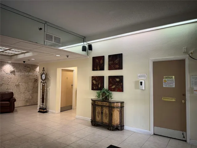 a front view of a building