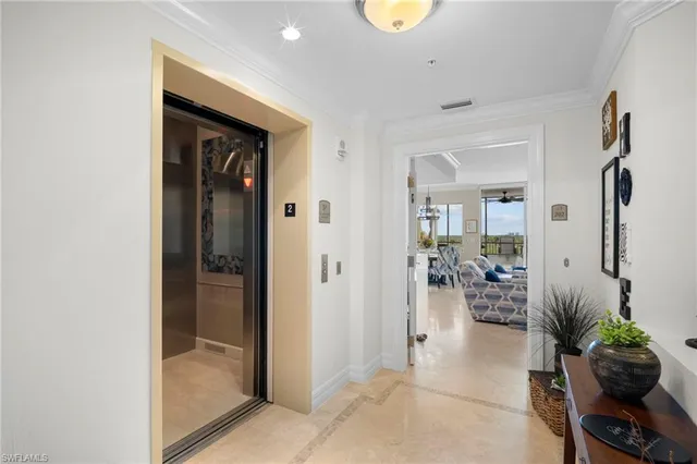 a view of entryway with livingroom and living room