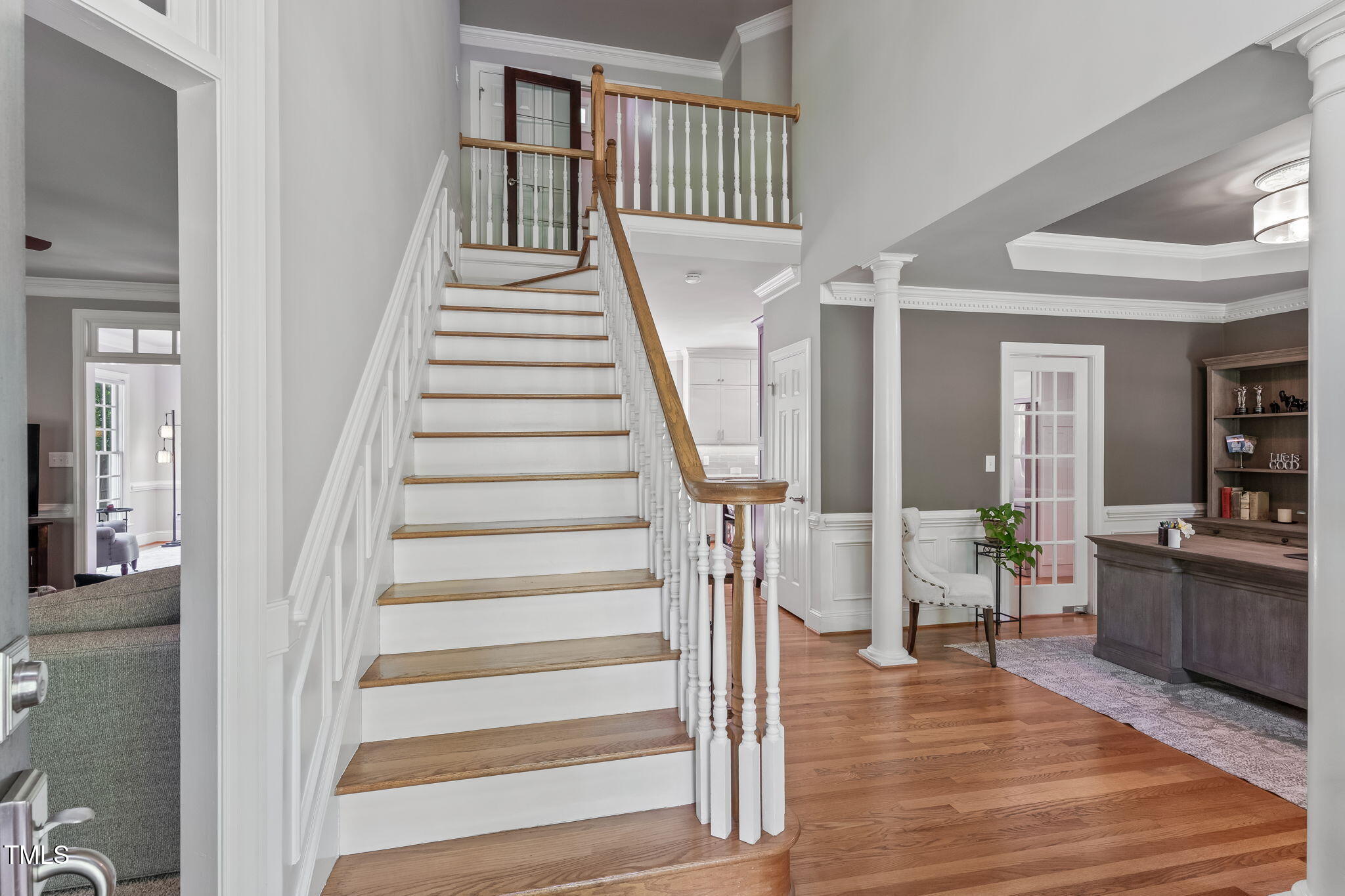 4513 Touchstone Forest Road Raleigh, NC 27612 - Photo 76 of 79 Beautiful staircase