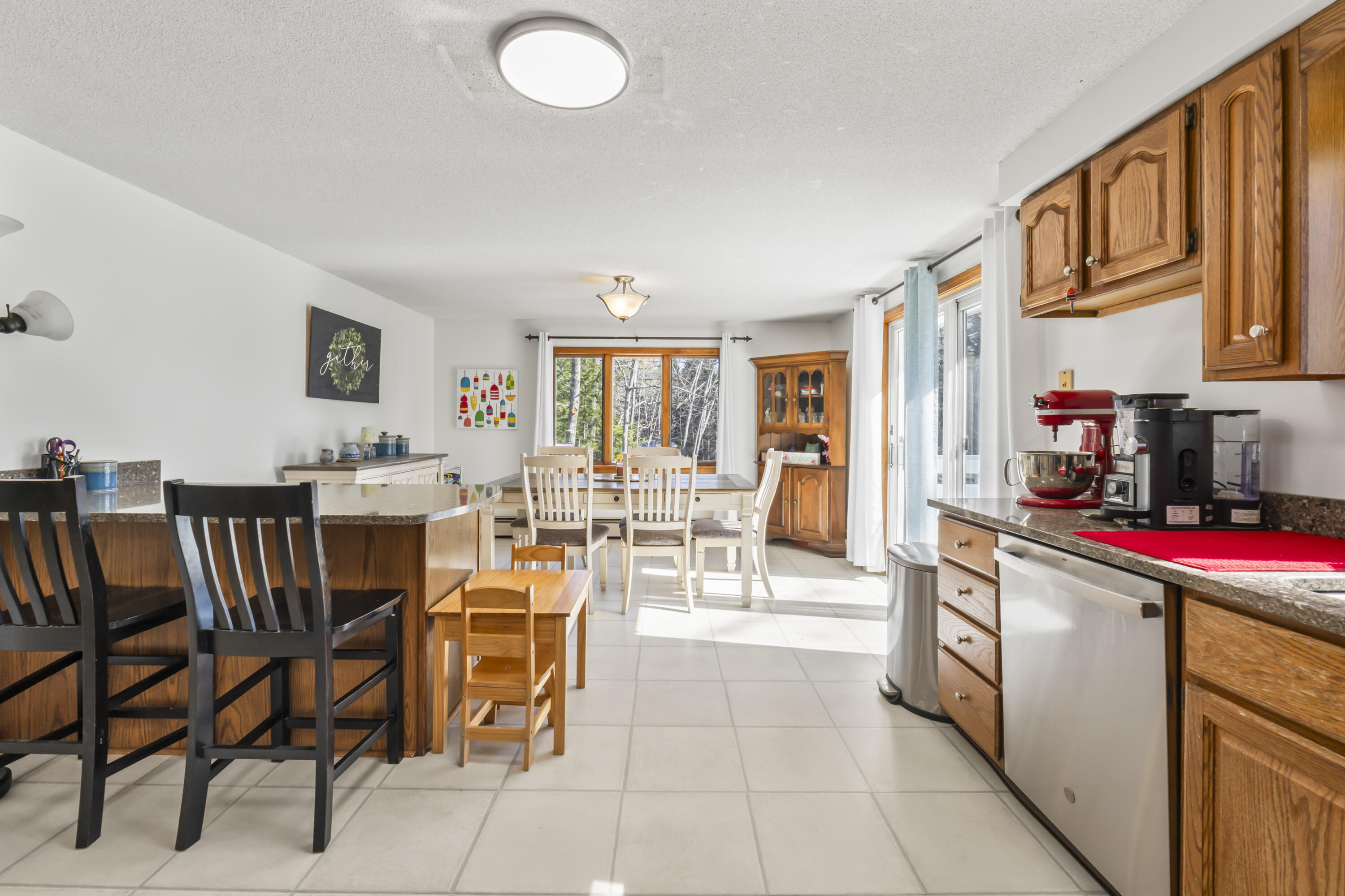 1072 Middle Road Woolwich, ME 04579 - Photo 24 of 59 Kitchen into dining room