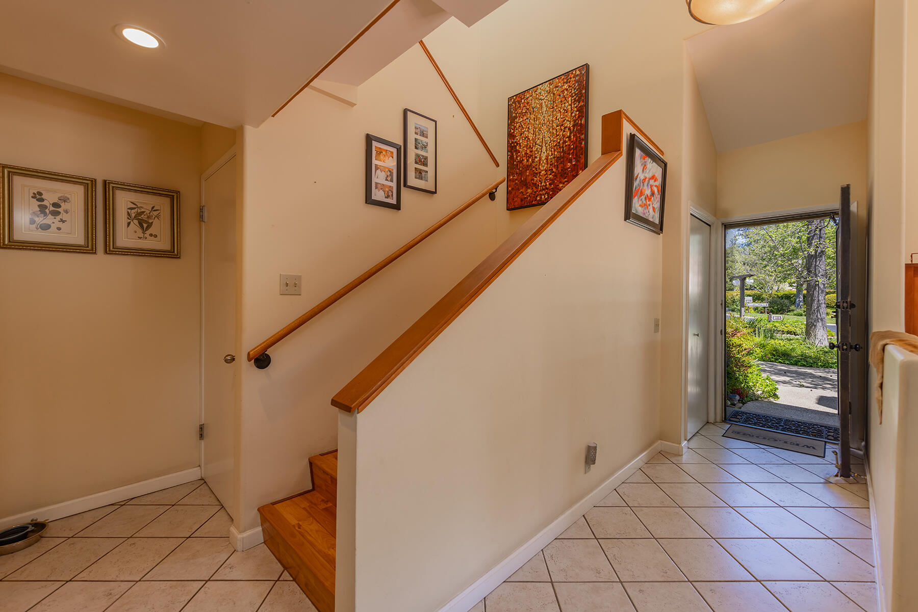 211 North Carrillo Road, Unit E Ojai, CA 93023 - Photo 13 of 27 a view of entryway and stairs