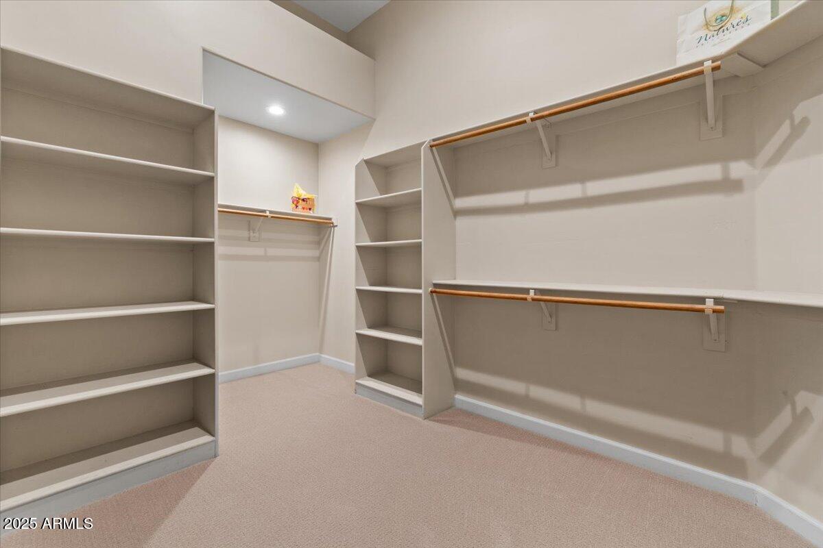 8540 East McDowell Road, Unit 119 Mesa, AZ 85207 - Photo 40 of 94 a view of walk in closet with empty racks