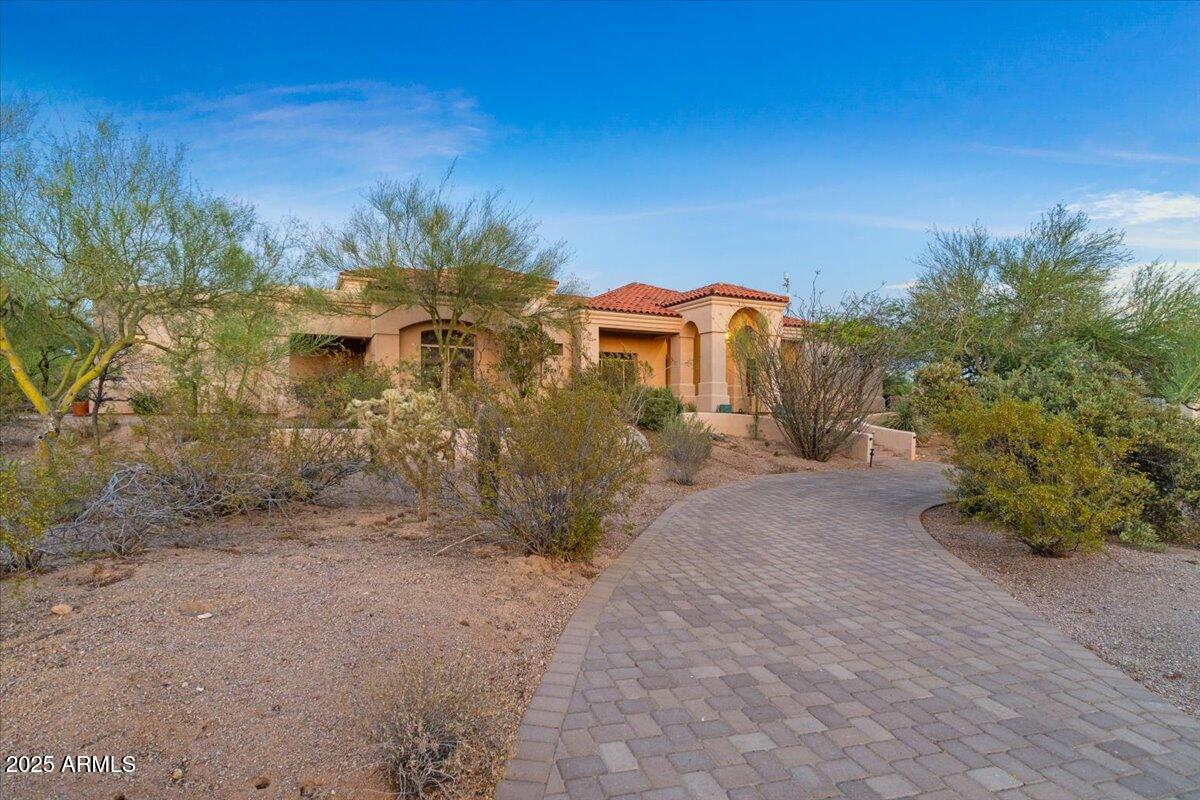 8540 East McDowell Road, Unit 119 Mesa, AZ 85207 - Photo 5 of 94 a view of a house with a yard and potted plants