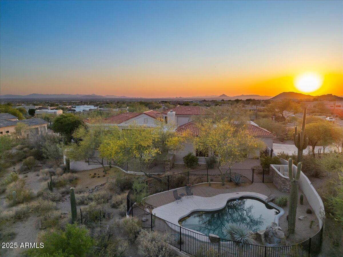 8540 East McDowell Road, Unit 119 Mesa, AZ 85207 - Photo 86 of 94 86-Aerial back of home