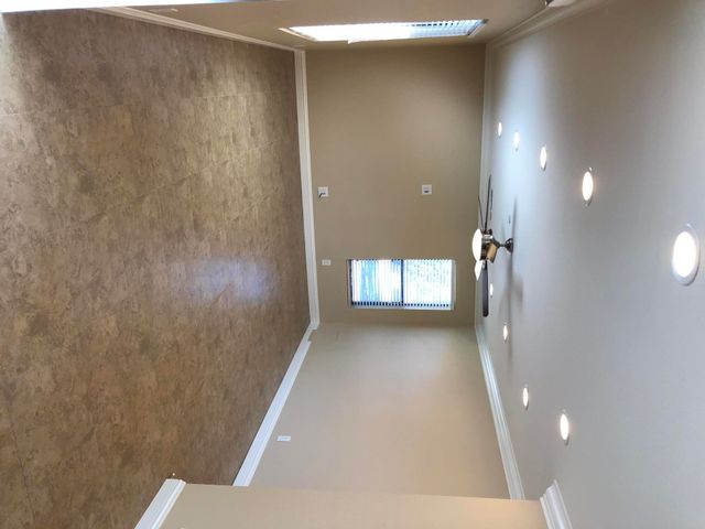 wooden floor in a gallery