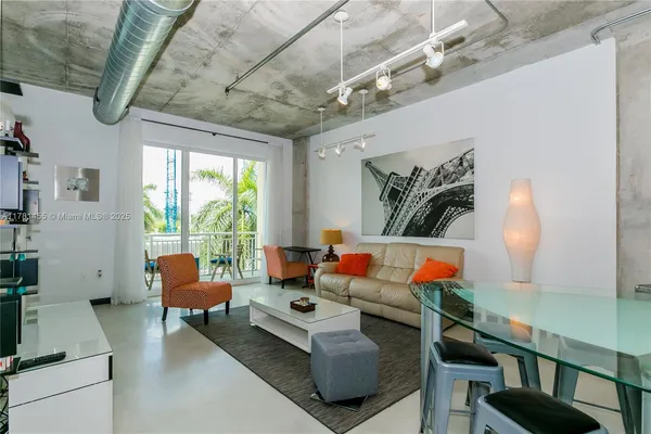 a outdoor space with furniture