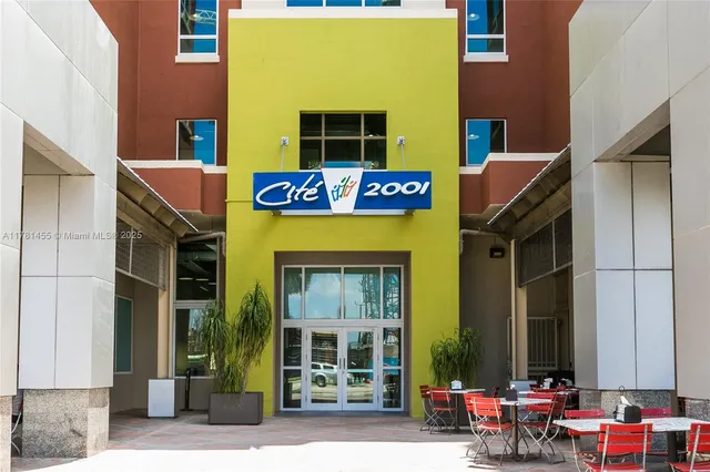 a view of outdoor space with seating area