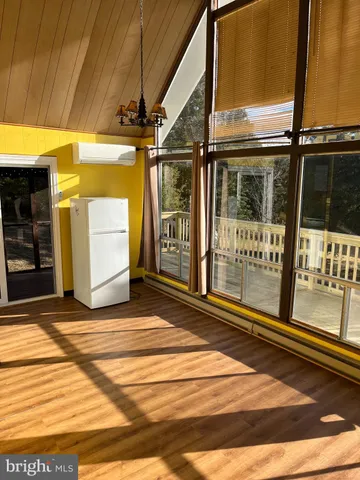 a view of a door of a building