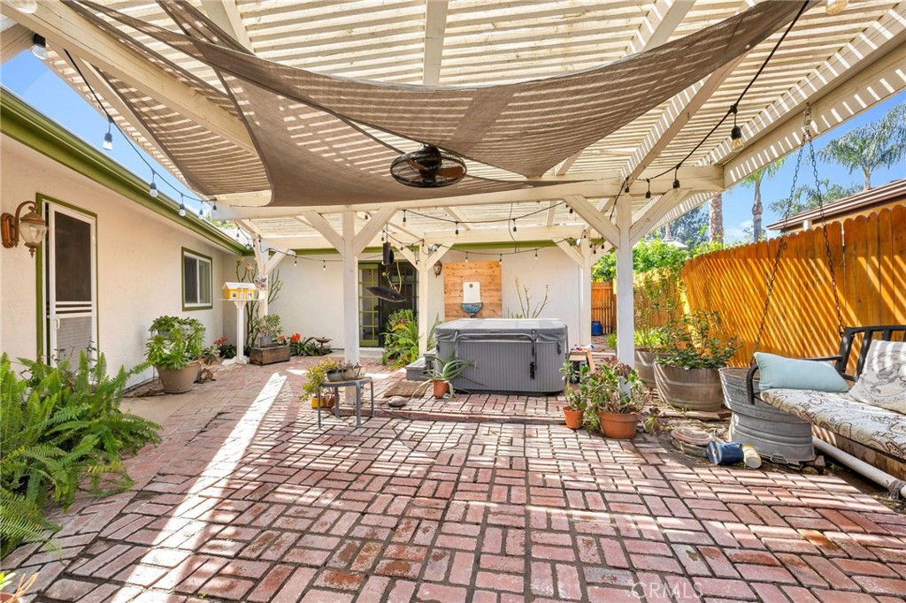 26655 Del Rosa Drive Hemet, CA 92544 - Photo 40 of 57 a building outdoor space with patio furniture and potted plants