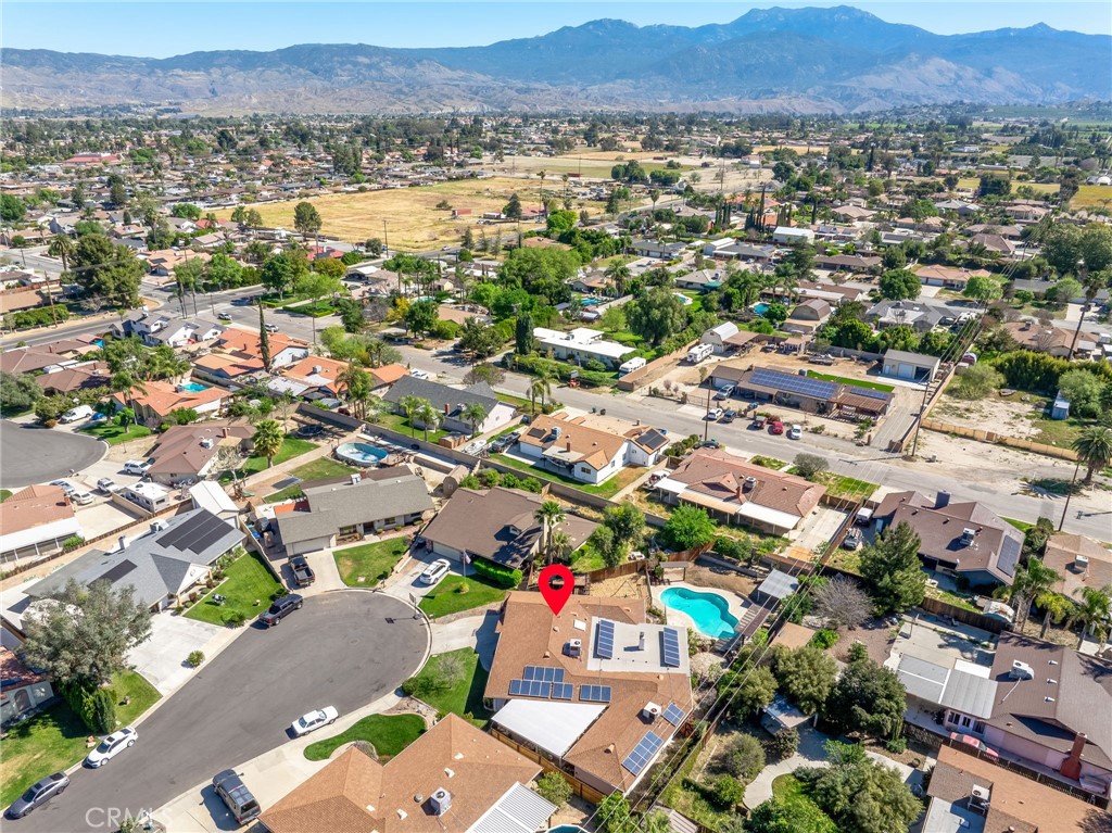 26655 Del Rosa Drive Hemet, CA 92544 - Photo 55 of 57 an aerial view of a city with lots of residential buildings