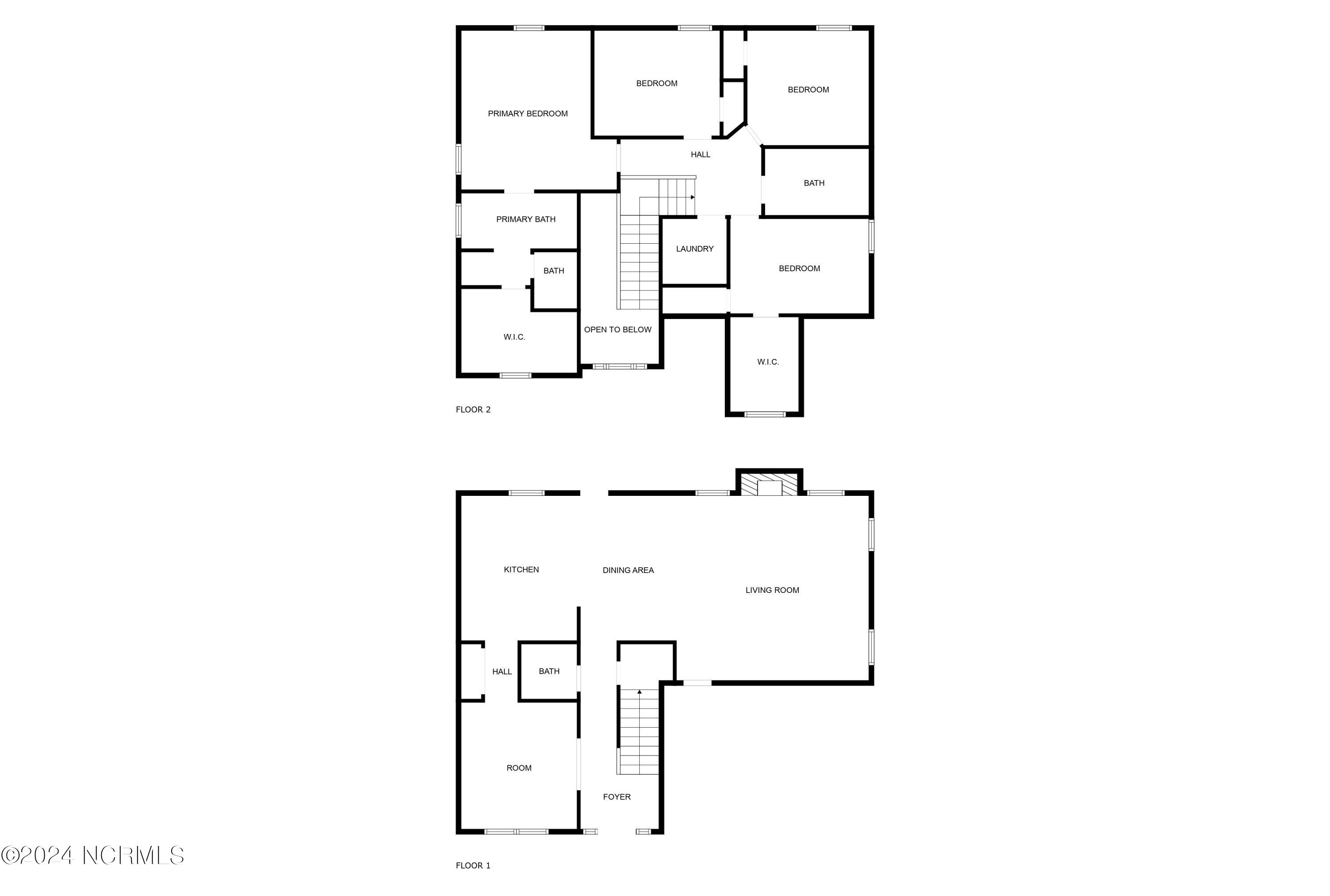 101 Ridge View Drive Jacksonville, NC 28540 - Photo 53 of 53 Floor Plan W/OUT Measurements