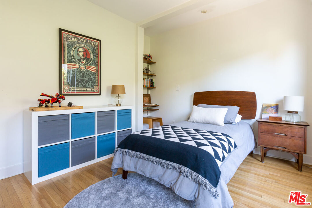 3407 Madera Avenue Los Angeles, CA 90039 - Photo 16 of 46 a bedroom with a bed and a window