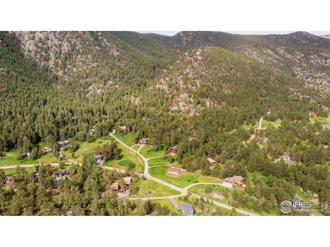 49 Moose Road Lyons, CO 80540 - Photo 20 of 40 a black and white photo of a house