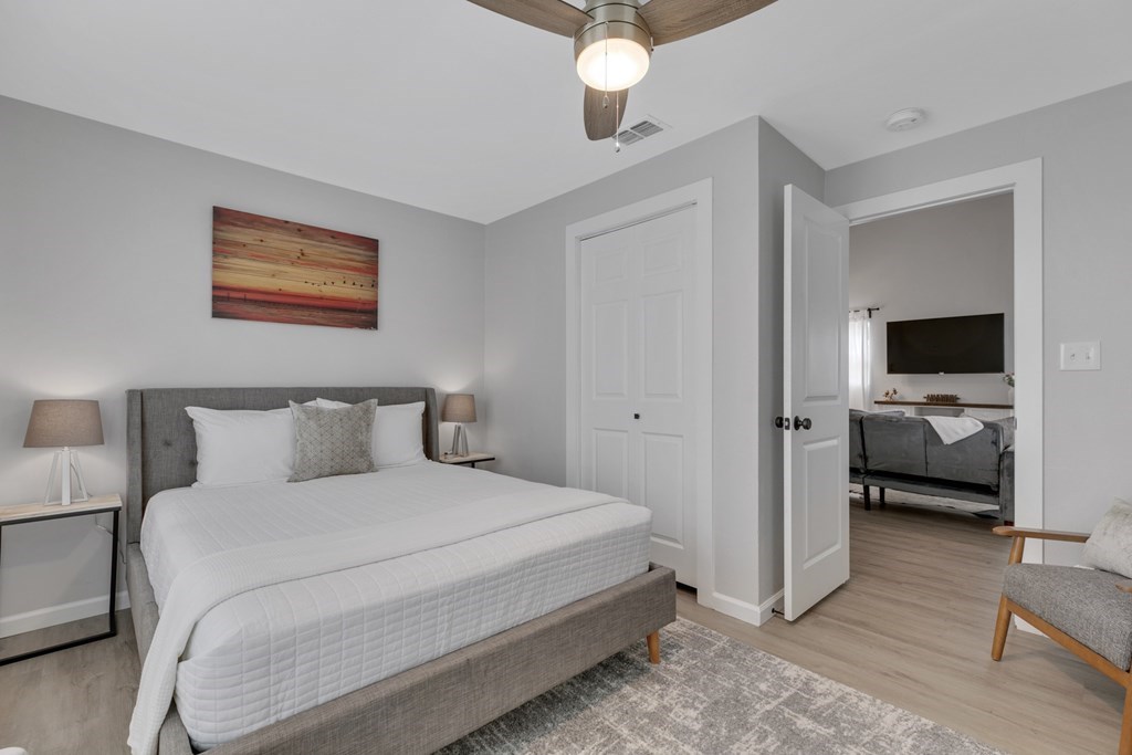 271 North Third Street Harper, TX 78631 - Photo 11 of 19 a bedroom with bed and a view of bedroom