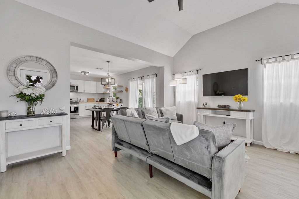 271 North Third Street Harper, TX 78631 - Photo 4 of 19 a living room with furniture and a flat screen tv