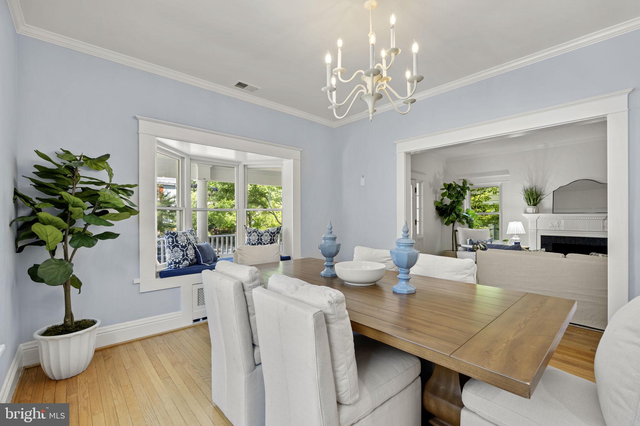 3604 Spring Street Chevy Chase, MD 20815 - Photo 13 of 61 Open to formal dining room
