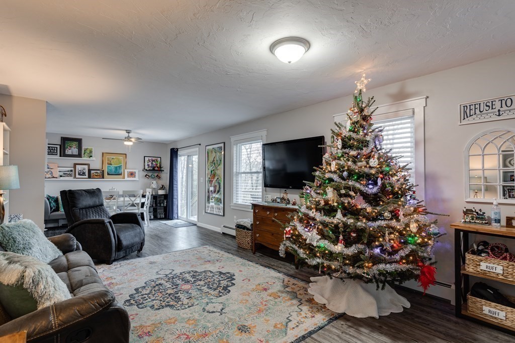 16 Vinton Road Holland, MA 01521 - Photo 10 of 32 a living room with furniture a flat screen tv and a fireplace