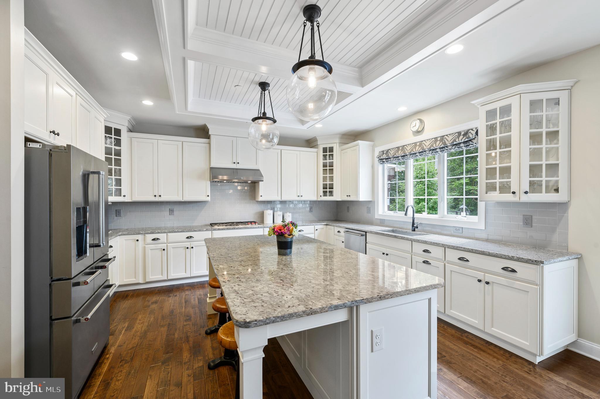 3910 Lewis Run Road Newtown Square, PA 19073 - Photo 12 of 36 Kitchen with upgraded ceiling