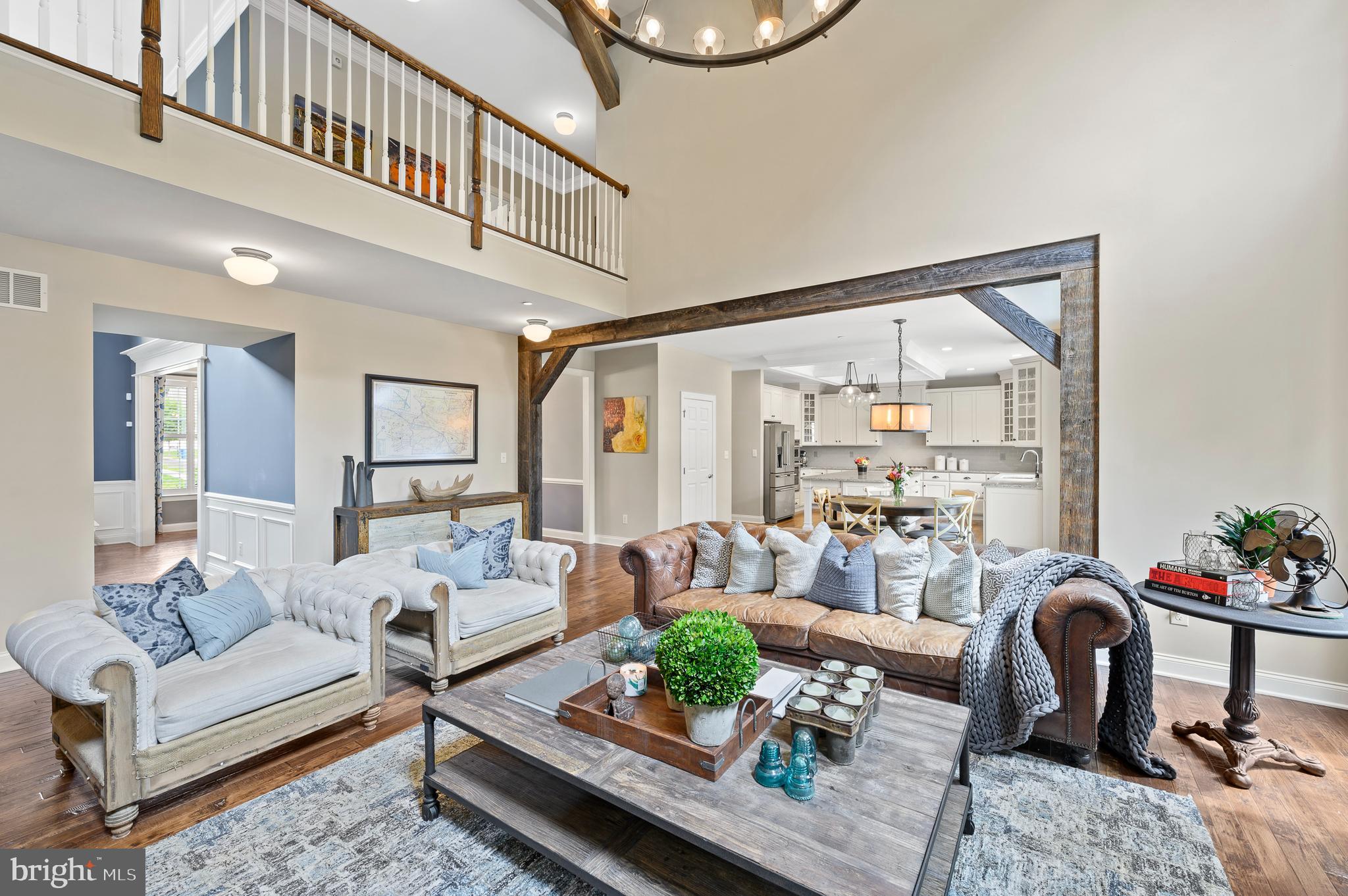 3910 Lewis Run Road Newtown Square, PA 19073 - Photo 16 of 36 Family room view to upstairs landing