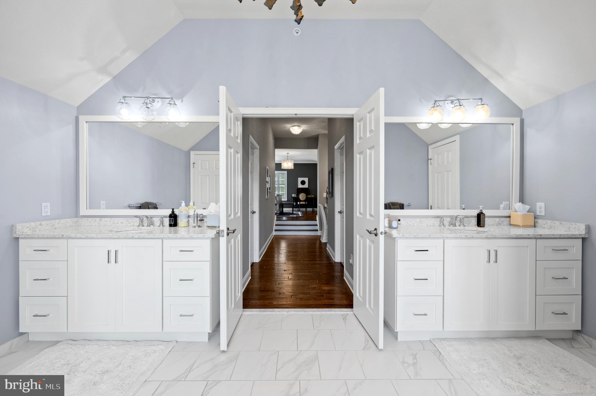 3910 Lewis Run Road Newtown Square, PA 19073 - Photo 23 of 36 Primary bath 2 vanities