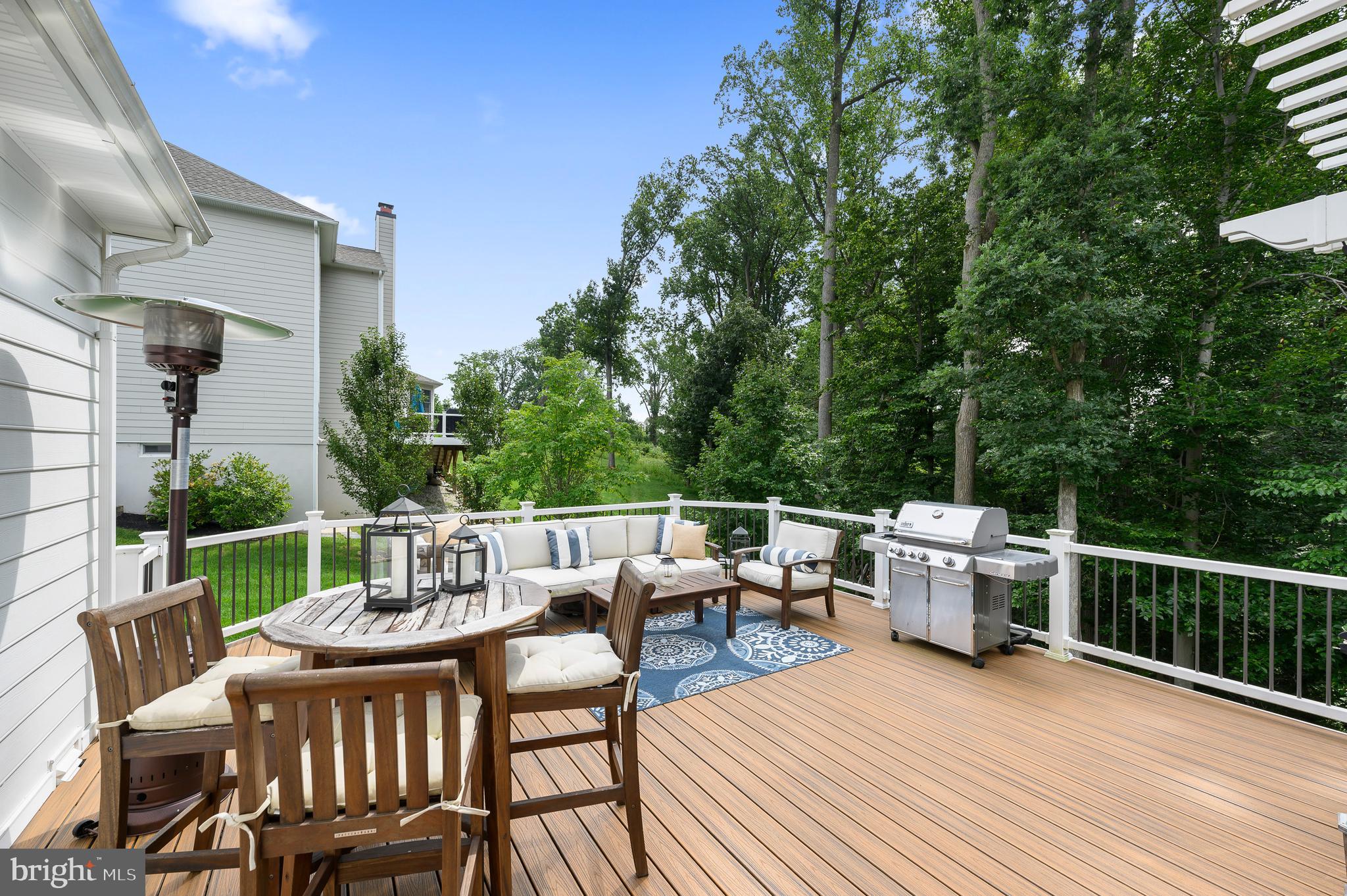 3910 Lewis Run Road Newtown Square, PA 19073 - Photo 34 of 36 Large deck w/ multiple seating areas