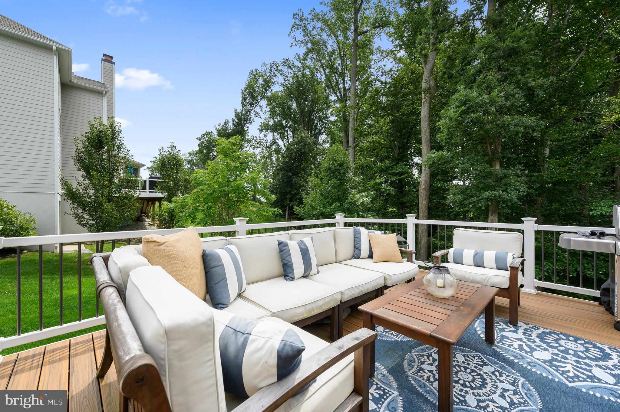 3910 Lewis Run Road Newtown Square, PA 19073 - Photo 35 of 36 Large deck w/ multiple seating areas
