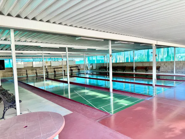 a view of a backyard with floor to ceiling windows