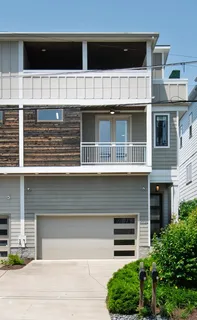 a car parked in front of a house