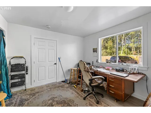 a room with furniture and window