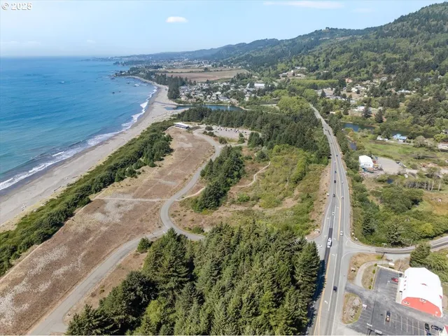 a view of a garden with a pathway