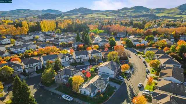 a view of a lake with a mountain in the background