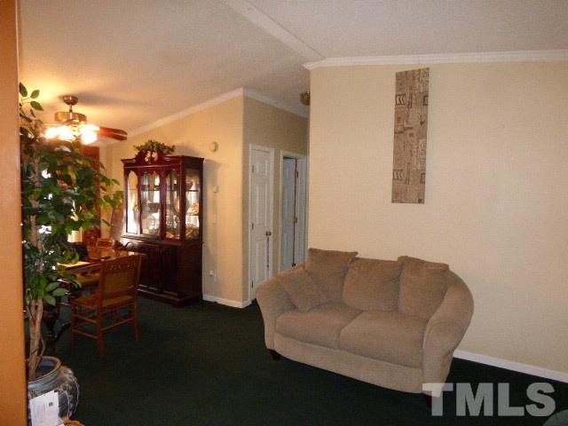 3855 Reedy Prong Church Road Dunn, NC 28334 - Photo 8 of 25 a living room with furniture and a fireplace
