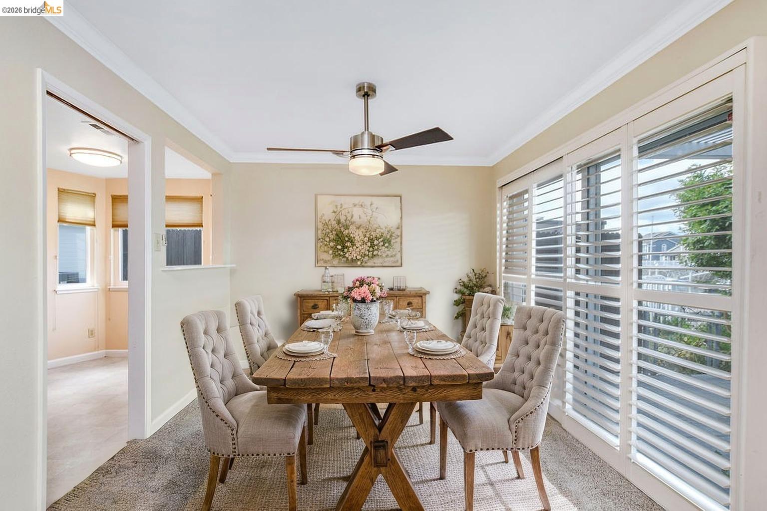 184 Pelican Loop Pittsburg, CA 94565 - Photo 12 of 56 a view of a dining room with furniture window and outside view