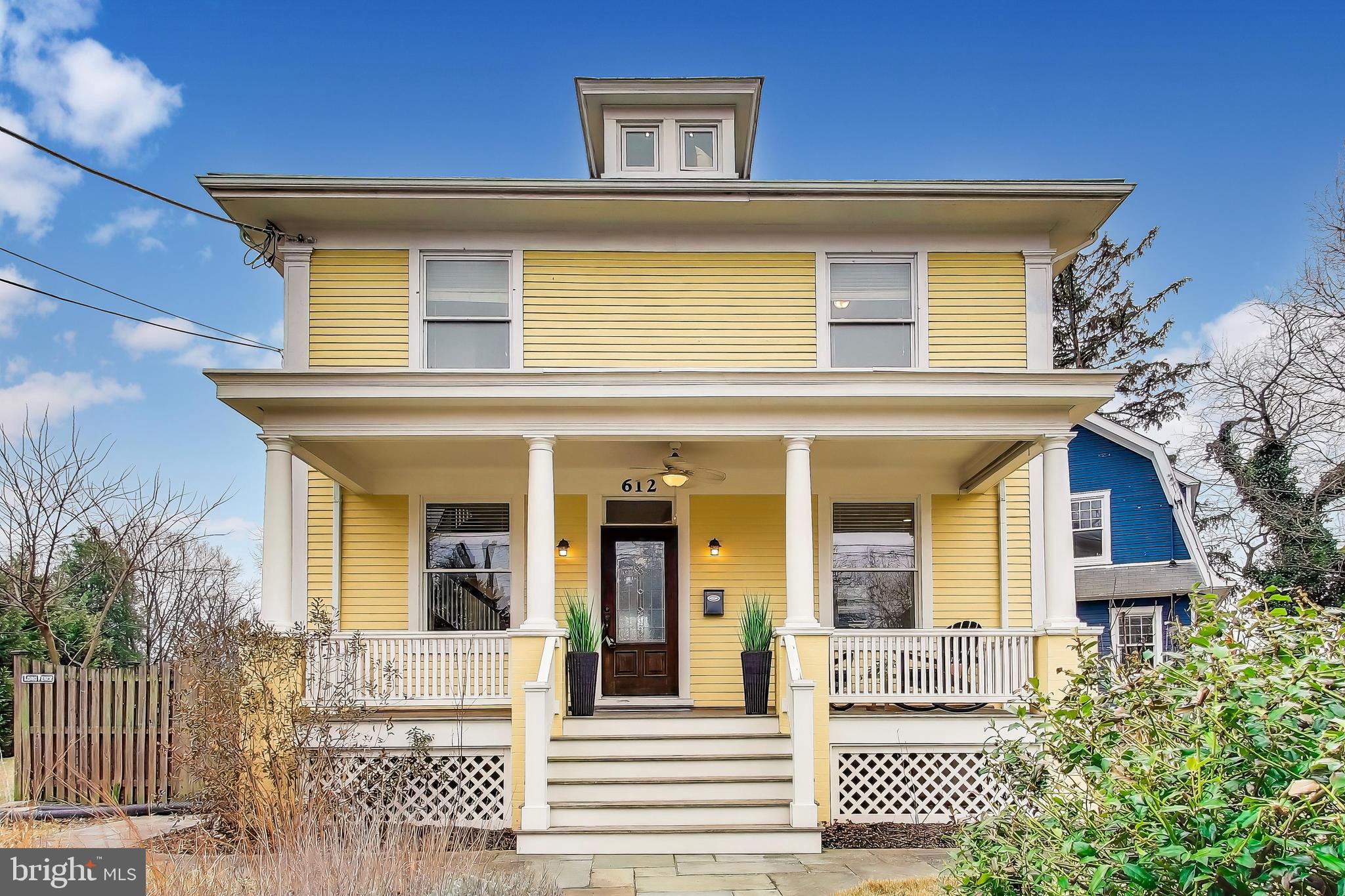 Classic 1910 Craftsman Four Square