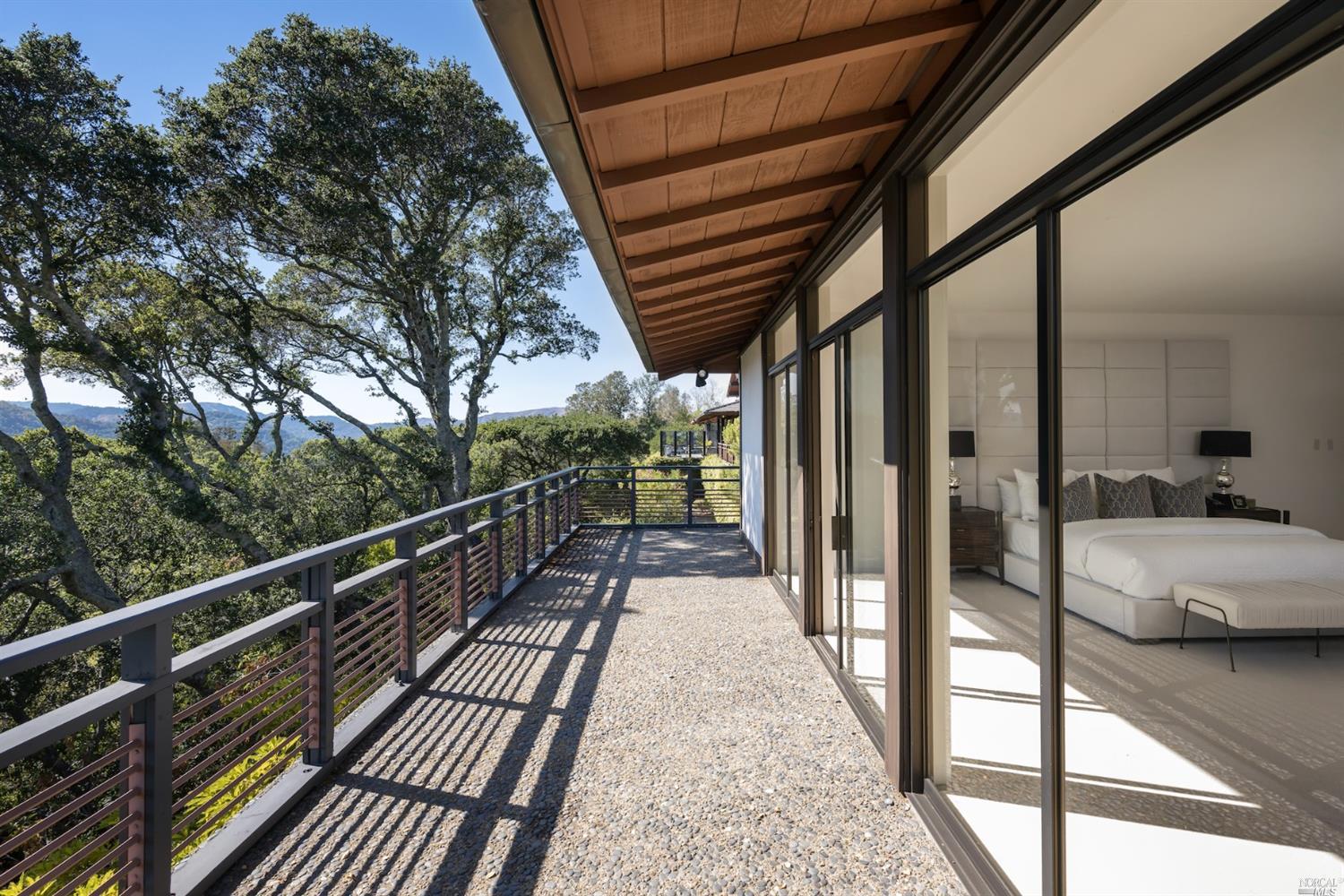 21 Canyon Road Ross, CA 94957 - Photo 23 of 41 a view of balcony with couch