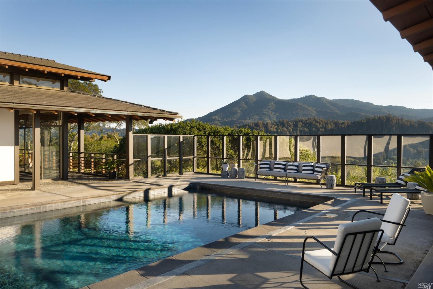 21 Canyon Road Ross, CA 94957 - Photo 38 of 41 a view of a chairs and table in the terrace