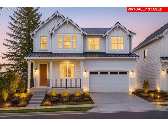 a front view of a house with yard
