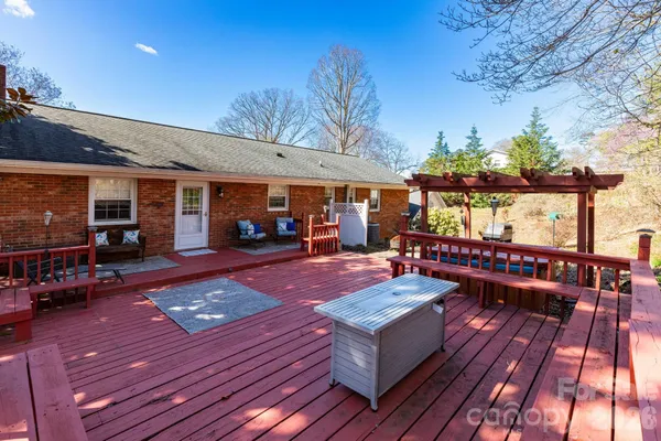 a outdoor space with a patio