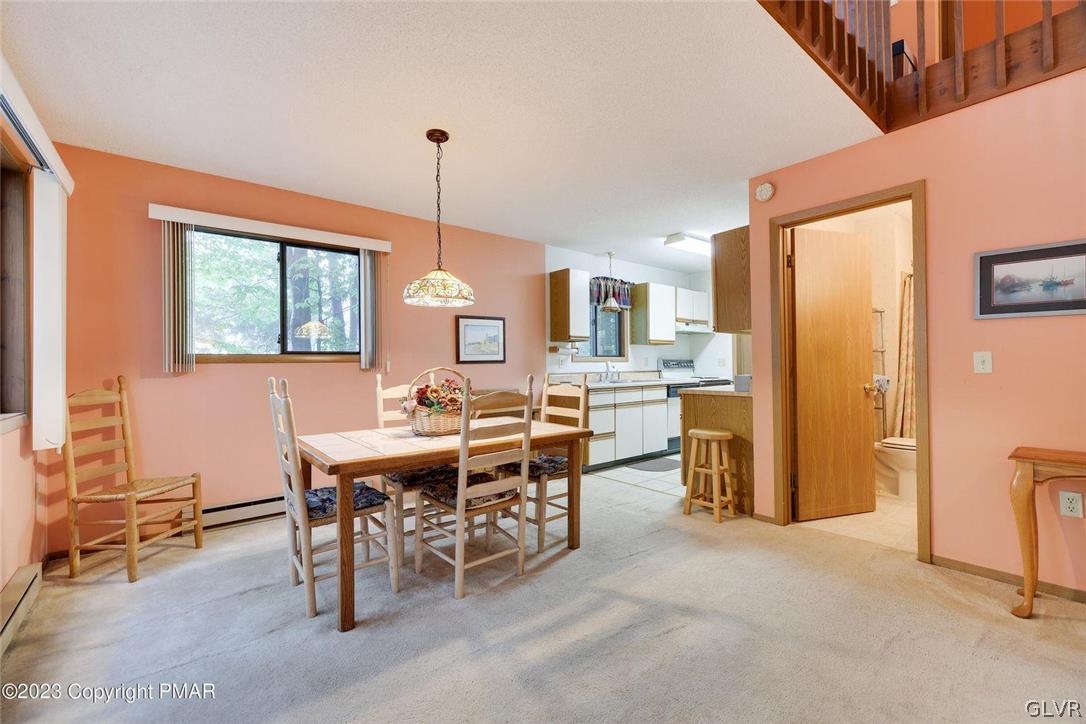 2150 Titania Road Tobyhanna, PA 18466 - Photo 8 of 31 a view of a dining room with furniture window and outside view