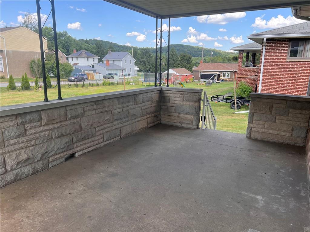 737 Maple Street Harwick, PA 15049 - Photo 38 of 41 Stone back porch - Walk to your BIG yard!