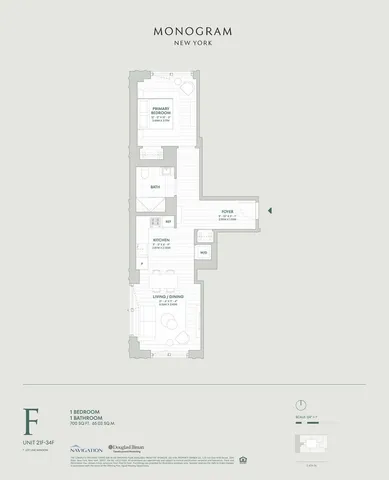 $1,887,800 | 135 East 47th Street, Unit 21F | Midtown East