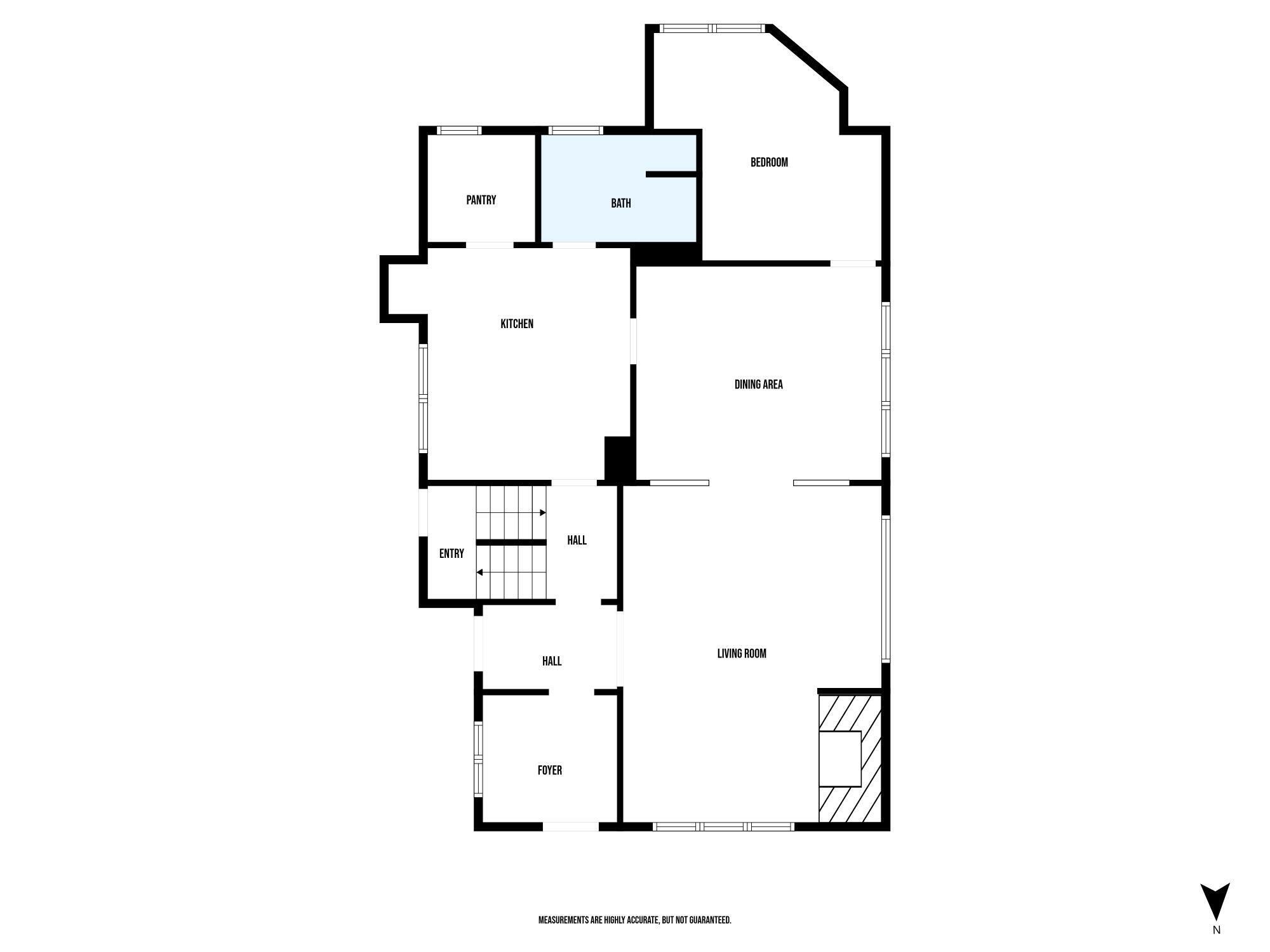 1617 Madison Street Manitowoc, WI 54220 - Photo 32 of 34 Main level floor plan