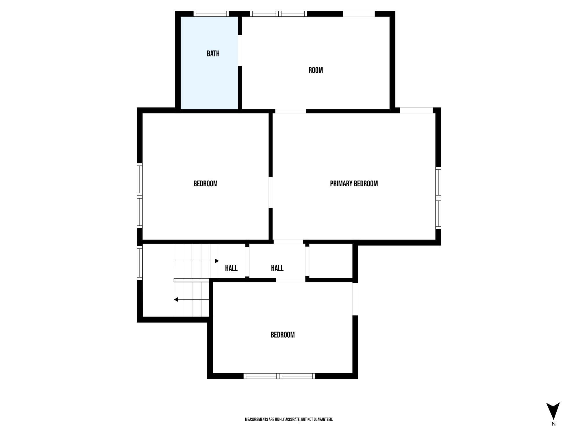 1617 Madison Street Manitowoc, WI 54220 - Photo 33 of 34 Upper level floor plan