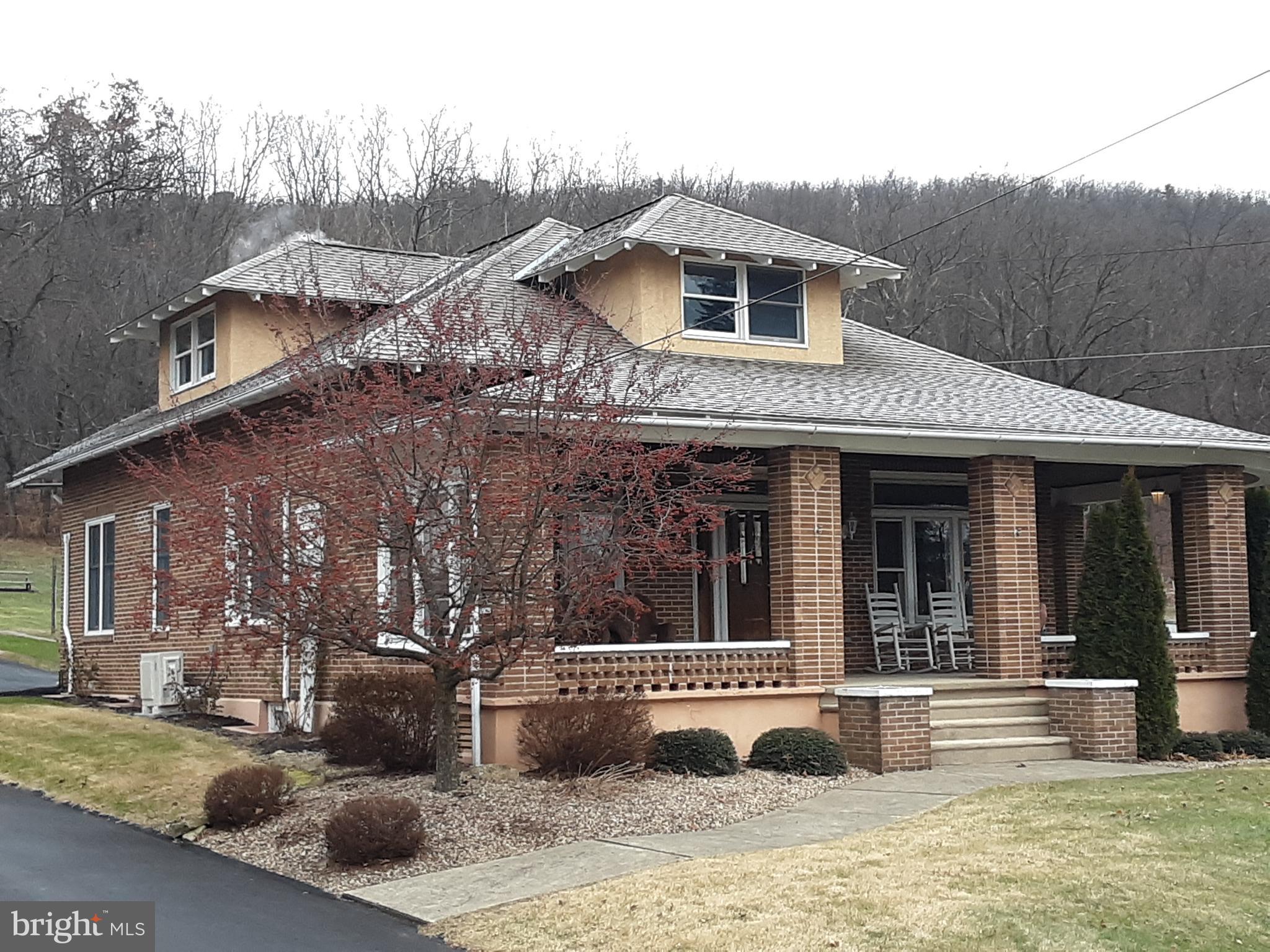 1393 Valley Road Tamaqua, PA 18252 - Photo 1 of 14 Front View - sweeping , elegant porch
